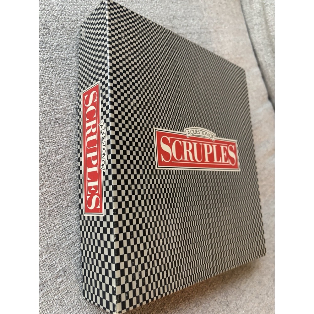 Milton Bradley A Question of Scruples Adult Conversation Game 1986 Vintage Cards